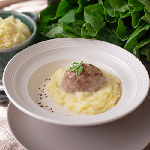 Тефтели мясные с рисом 